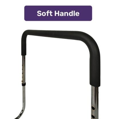 EQUIPMED Bed Assist Adjustable Hand Rail Support Aid for Seniors, 125kg Capacity, Bedside with Soft Grip Handle - Image 3