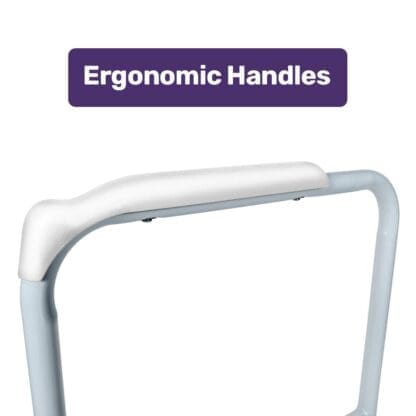 EQUIPMED Over Toilet Support Frame Safety Grab Aid Rail, 125kg Capacity, Adjustable Height and Width - Image 3